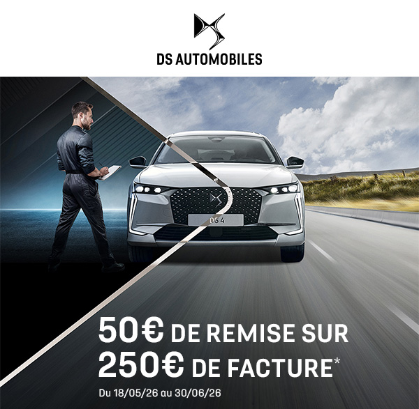 50&euro; de remise sur&nbsp;
250&euro; de facture*