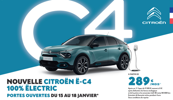 PORTES OUVERTES DU 15 AU 18 JANVIER