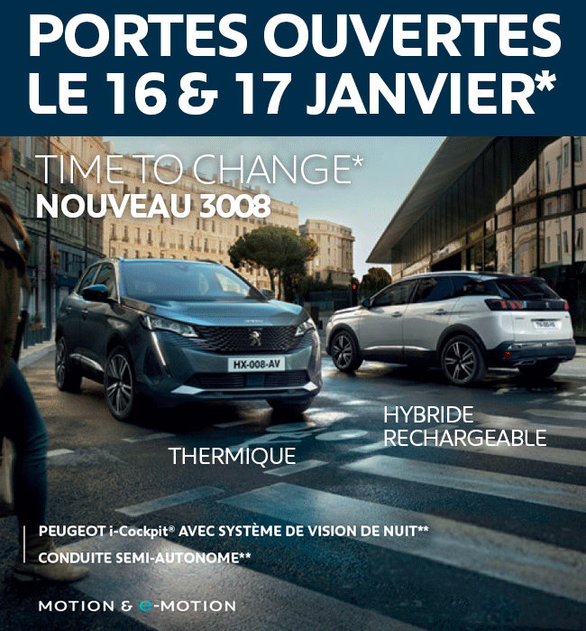 PORTES OUVERTES LES 16 & 17 JANVIER*