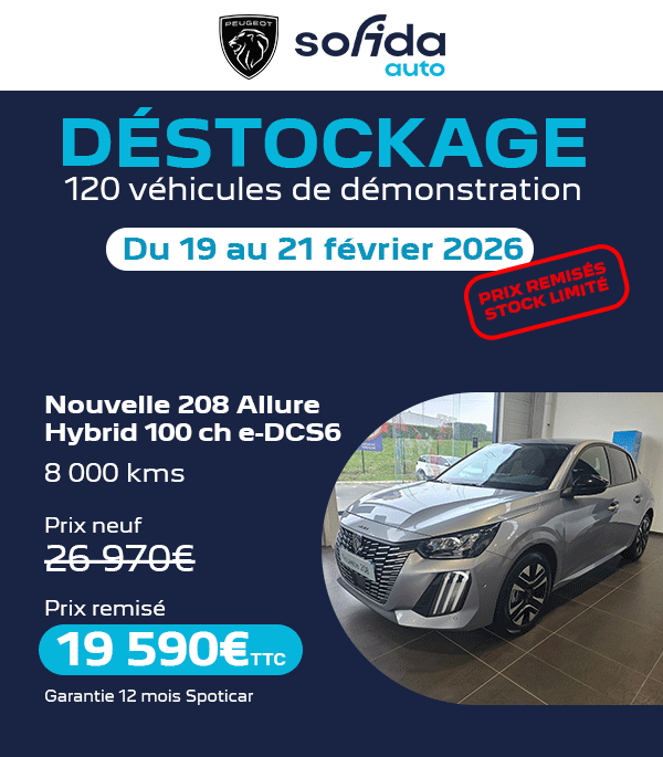 DESTOCKAGE VD PEUGEOT BETHUNE