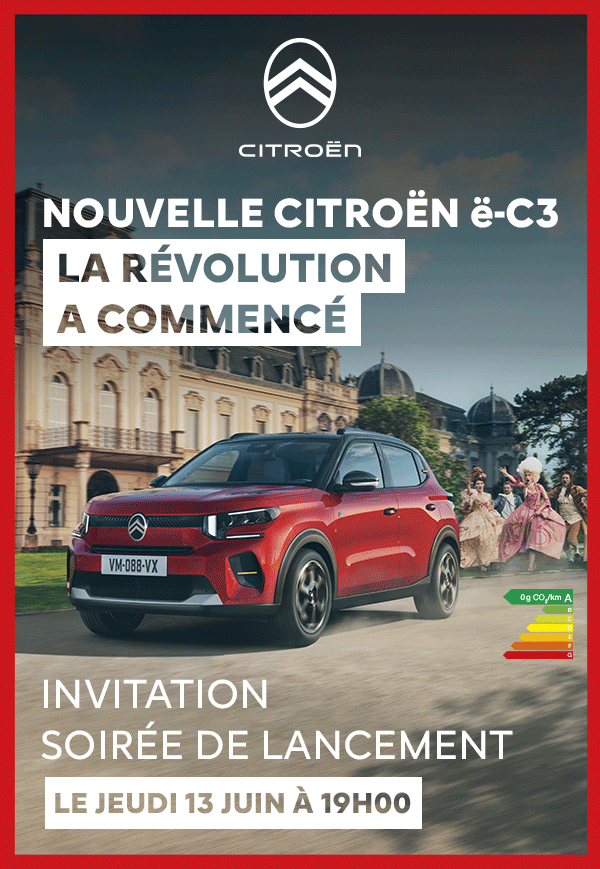 INVITATION LANCEMENT NOUVELLE E-C3